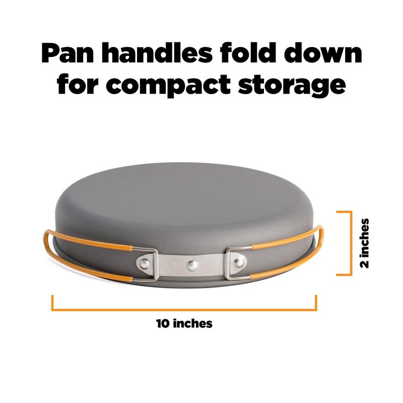 Jetboil 10-Inch Non Stick Camping Cookware Fry Pan for Jetboil Camping and Backpacking Stoves - Image 1